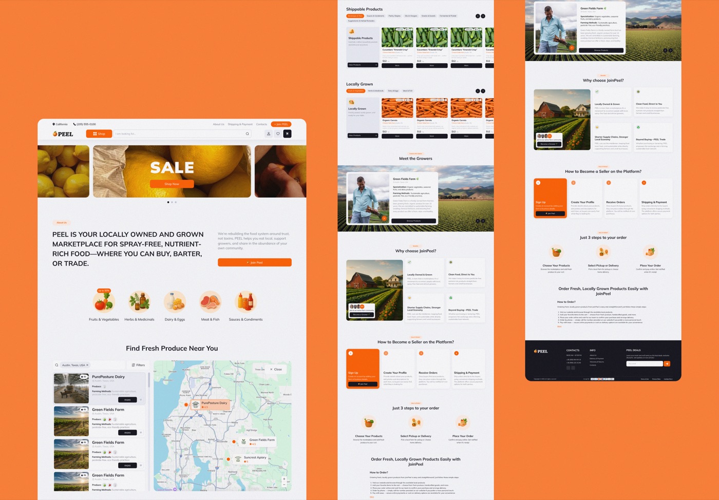 JoinPeel platform pages