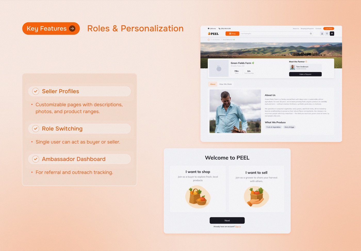 JoinPeel personalization